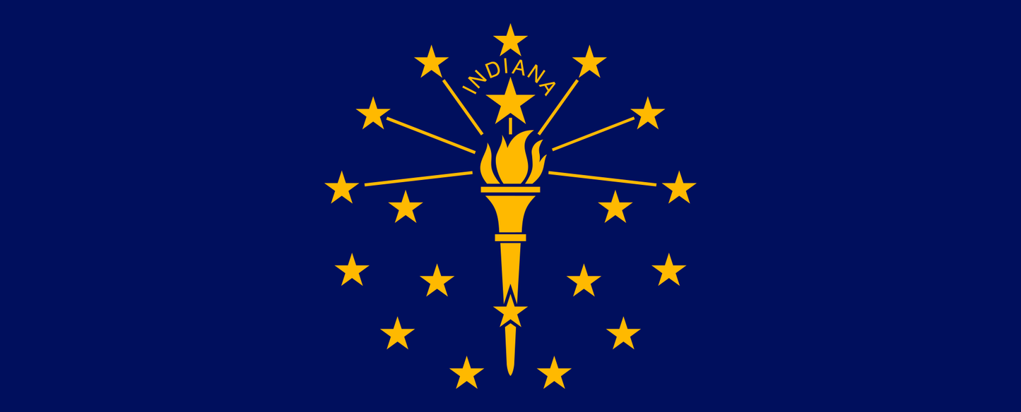 Indiana State Flag SlapIt Wrap
