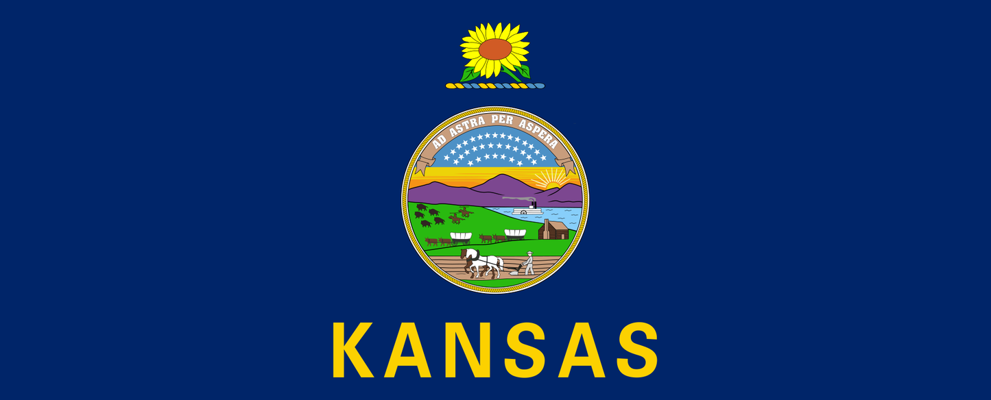 Kansas State Flag SlapIt Wrap