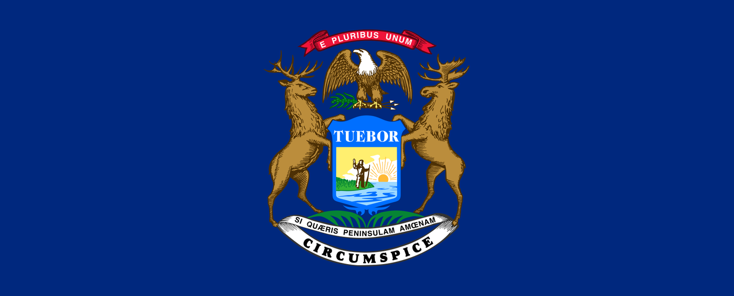 Michigan State Flag SlapIt Wrap