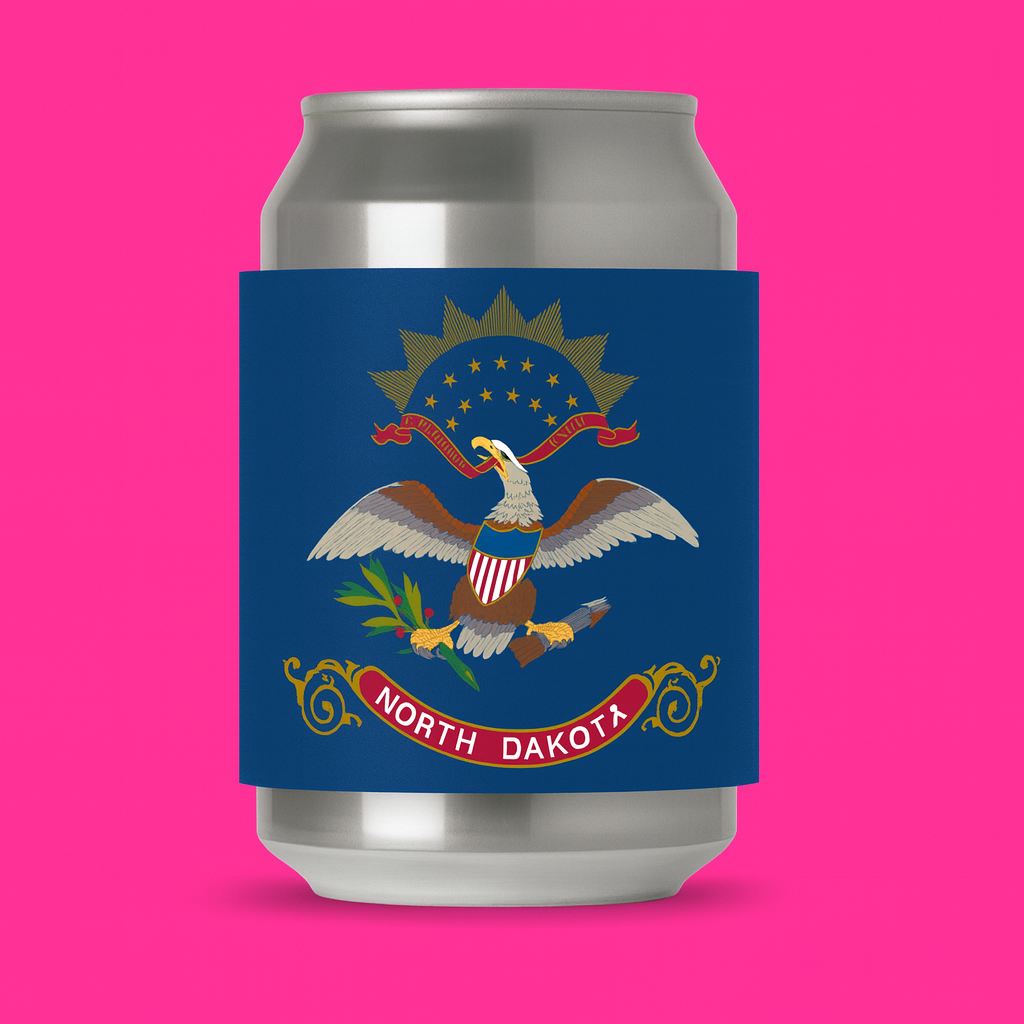 North Dakota State Flag SlapIt Wrap
