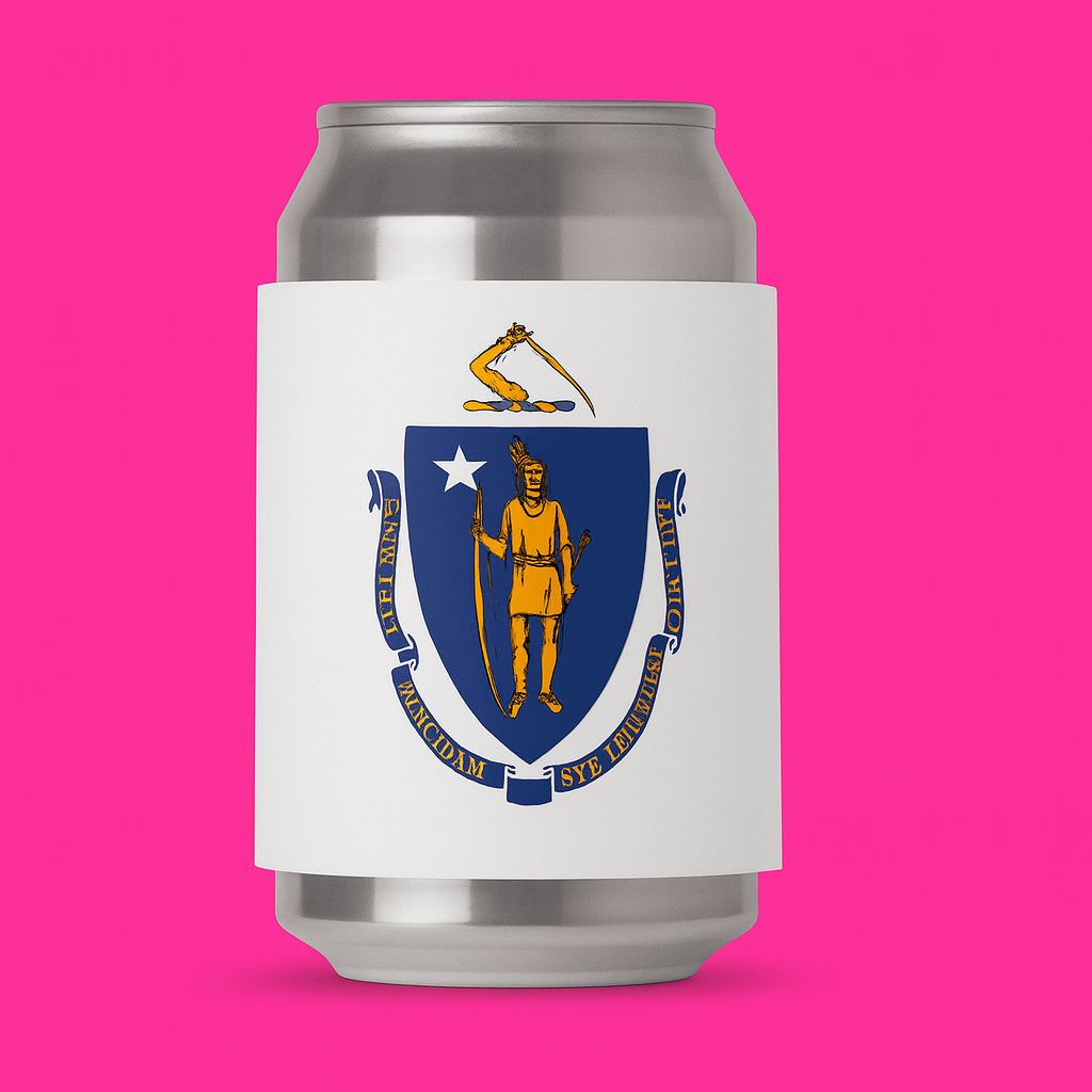 Massachusetts State Flag SlapIt Wrap