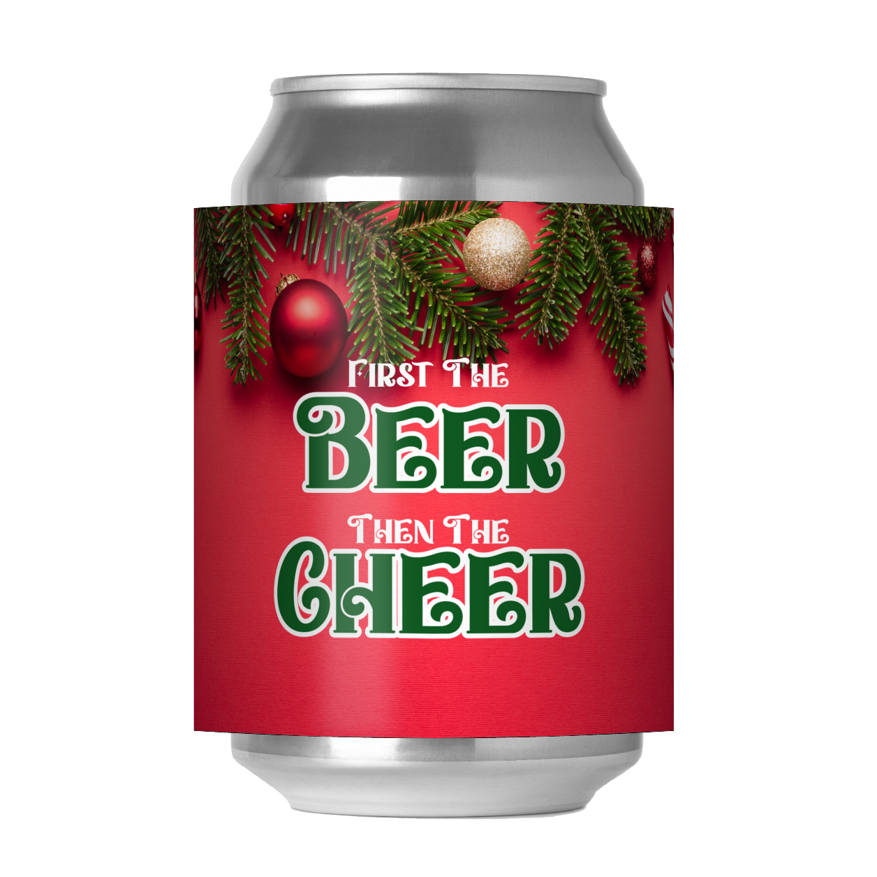 First the BEER (red)