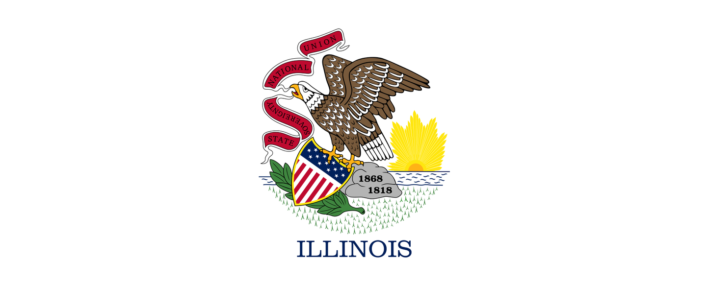 Illinois State Flag SlapIt Wrap