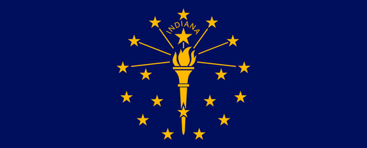 Indiana State Flag SlapIt Wrap