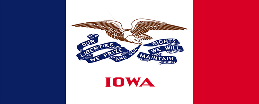 Iowa State Flag SlapIt Wrap