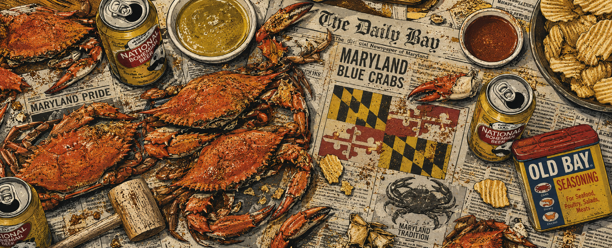 MD Crab Feast Table