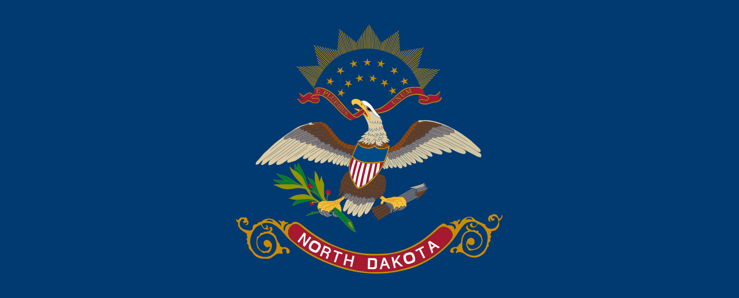 North Dakota State Flag SlapIt Wrap
