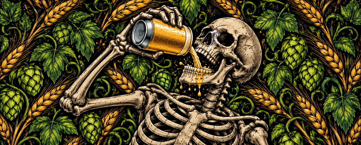 Skeleton Drinking
