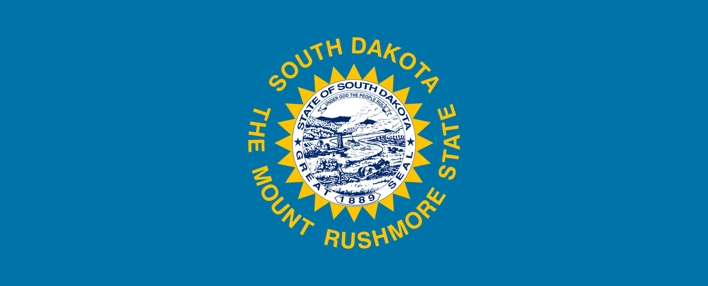 South Dakota State Flag SlapIt Wrap