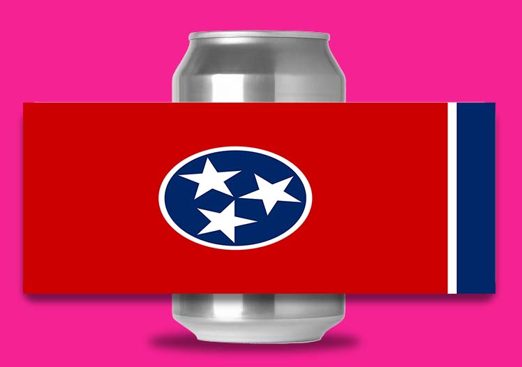 Tennessee State Flag SlapIt Wrap