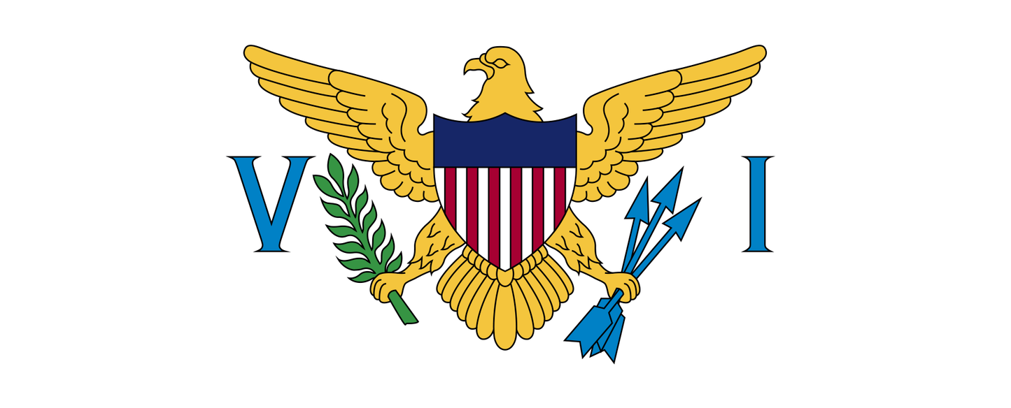 USVI Flag SlapIt Wrap