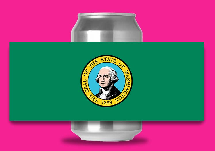 Washington State Flag SlapIt Wrap