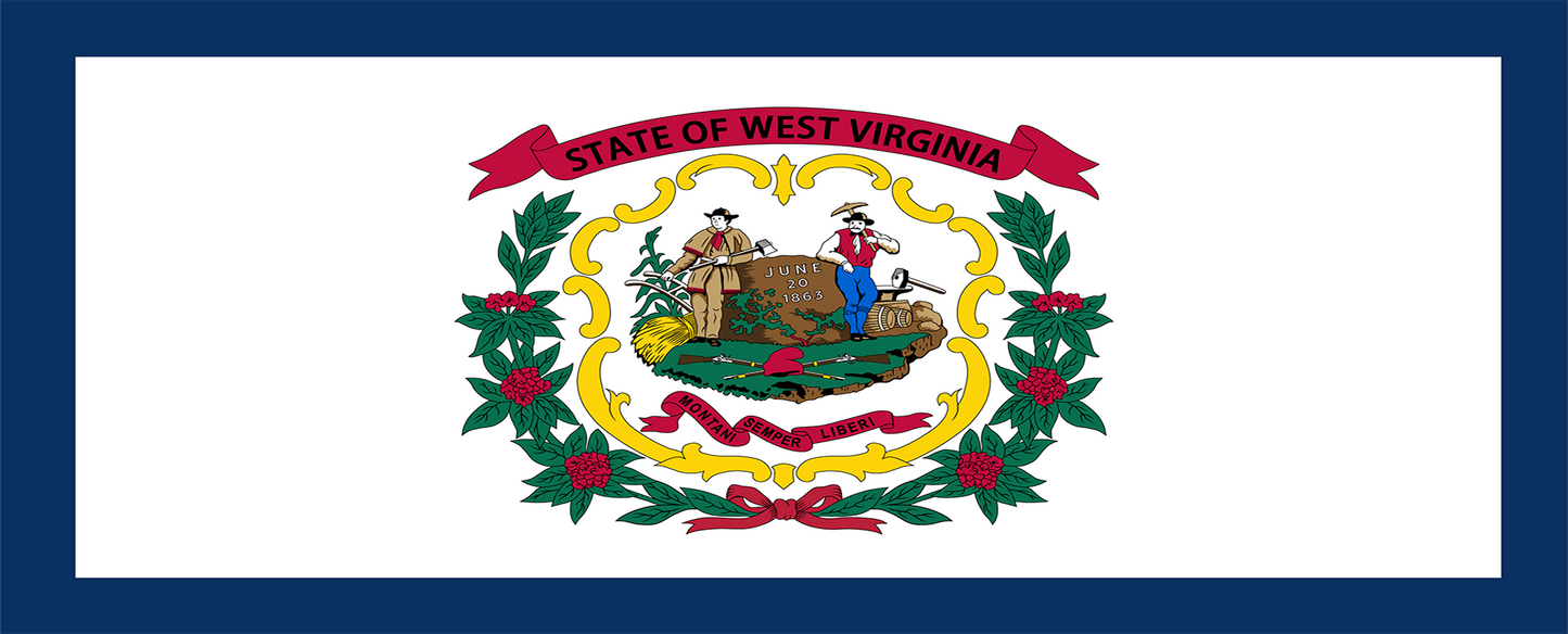 West Virginia State Flag SlapIt Wrap