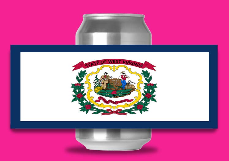 West Virginia State Flag SlapIt Wrap