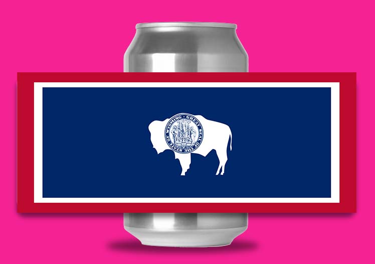 Wyoming State Flag SlapIt Wrap